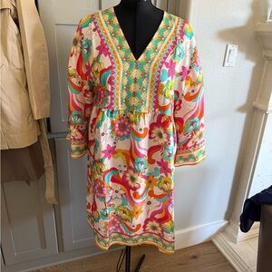 Johnny Was Multicolor Floral Mini